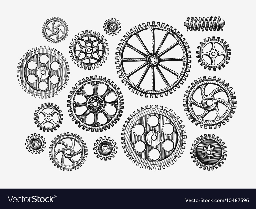 adobe illustrator cog wheel railway